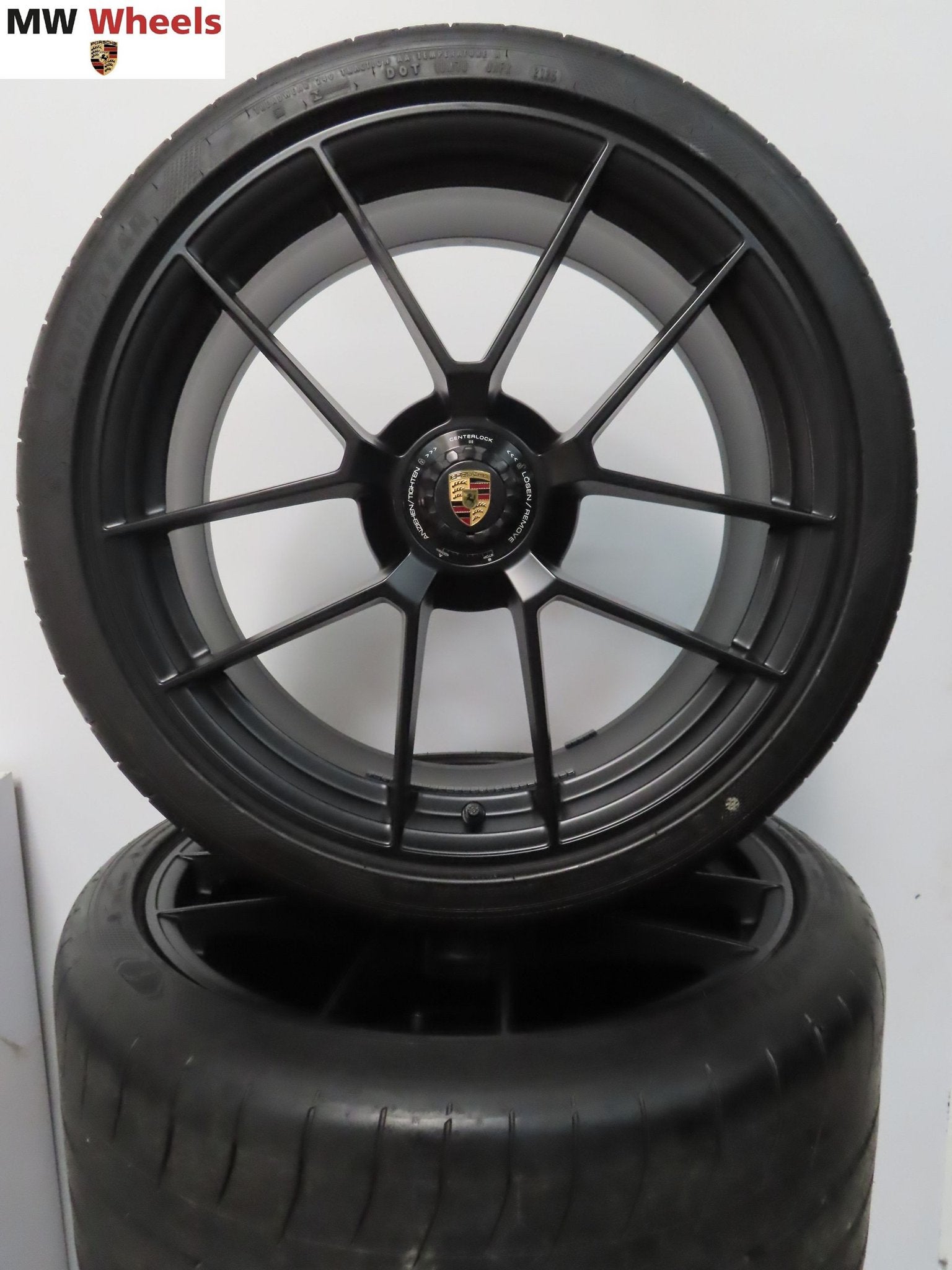 Porsche 911 992.2 GTS 21 inch velgen met zomerbanden nieuw, 245 mm, -, -, Banden en Velgen