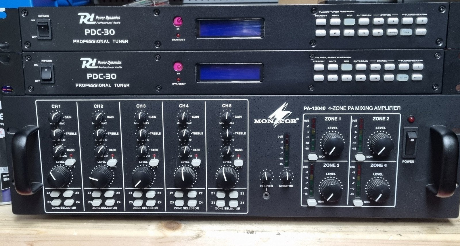 monacor PA-12040, Ophalen, Zo goed als nieuw, Audio