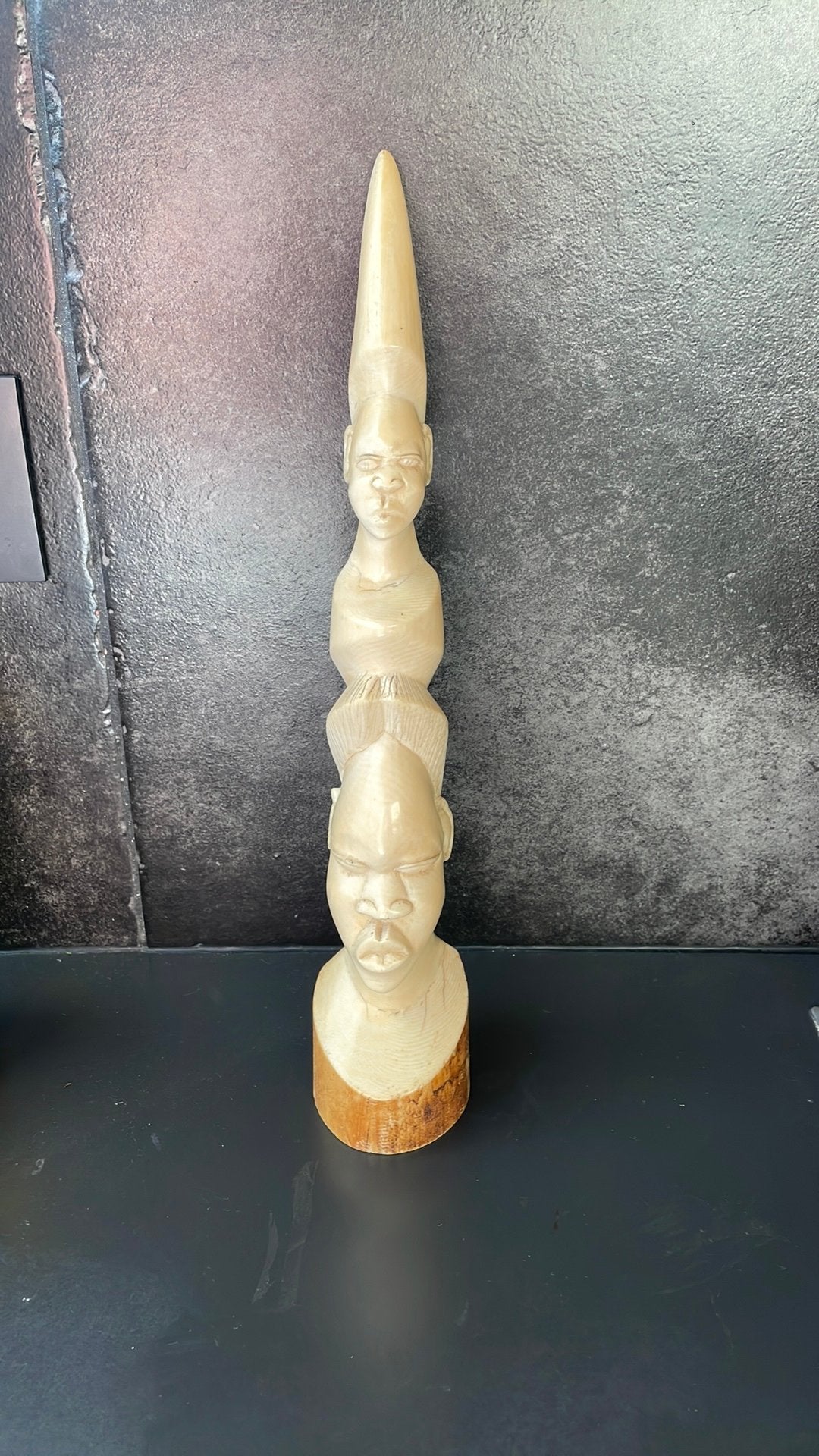 Objet africain, Antiquités & Art, Sur socle, Homme, Enlèvement, 20 - 50 cm