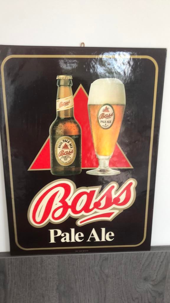 Reclamebord Bass Pale Ale, Ophalen, Zo goed als nieuw