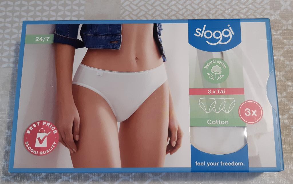 ondergoed dames: Sloggi NIEUWE slips (3- pack maat 44), Sloggi, Ophalen, Wit, Slip