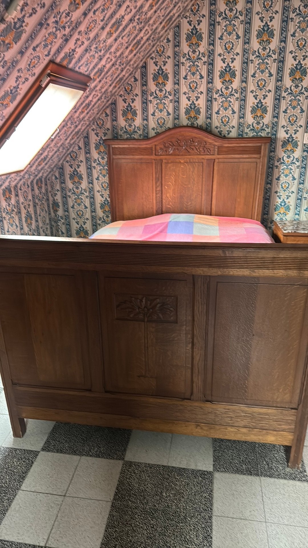 Massieve eiken slaapkamer, Antiek en Kunst, Ophalen
