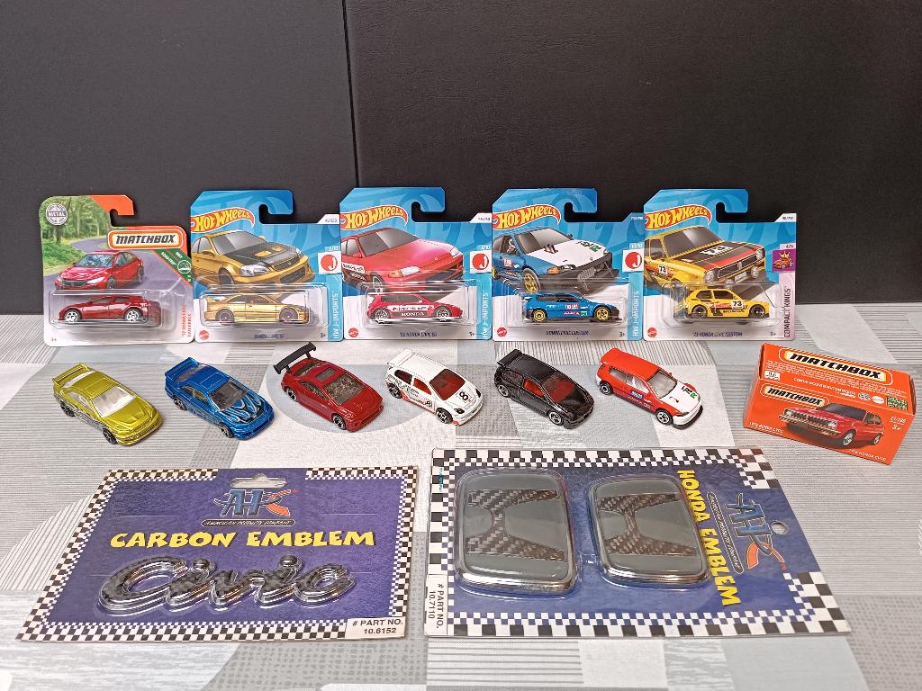 Honda Civic - Matchbox Hotwheels Hot Wheels - Tuning Custom, Ophalen of Verzenden, Zo goed als nieuw, Auto's