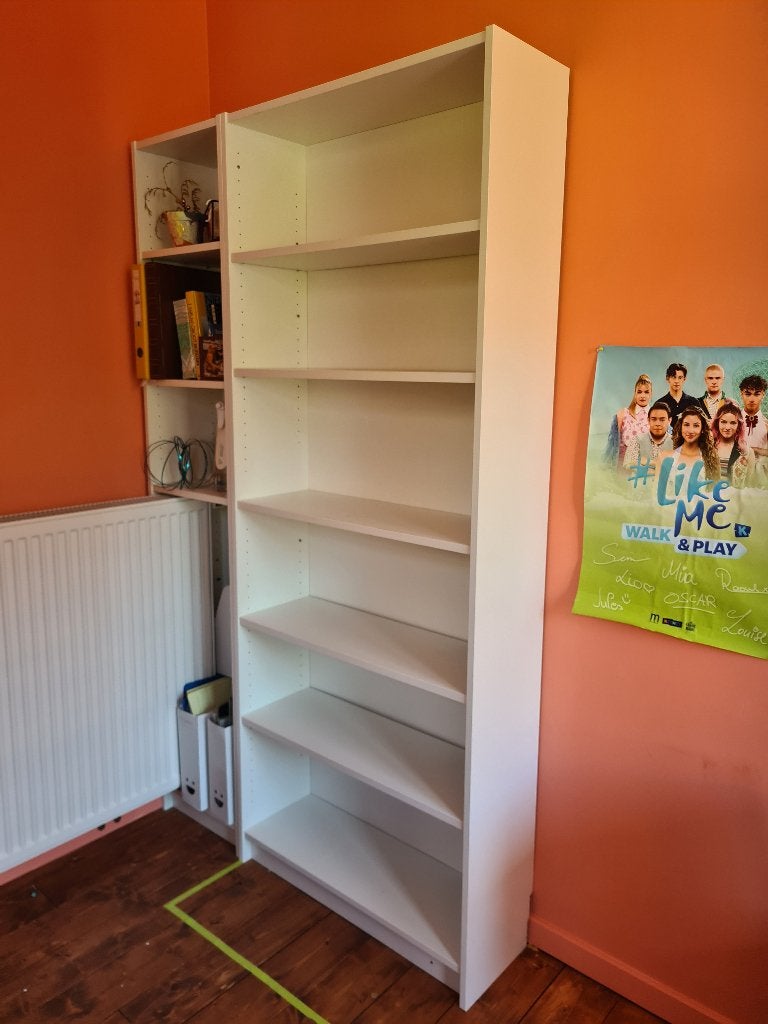 Boekenkast, Maison & Meubles, Armoires | Bibliothèques, 25 à 50 cm, Avec tablette(s), Enlèvement, Utilisé