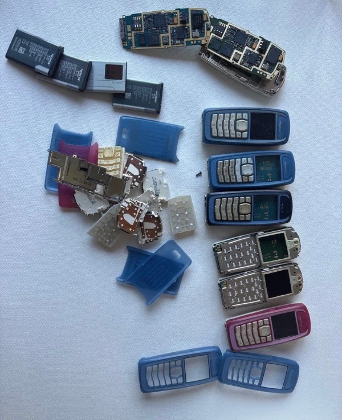 Lot nokia 3100 onderdelen, Télécoms, Enlèvement ou Envoi, Comme neuf
