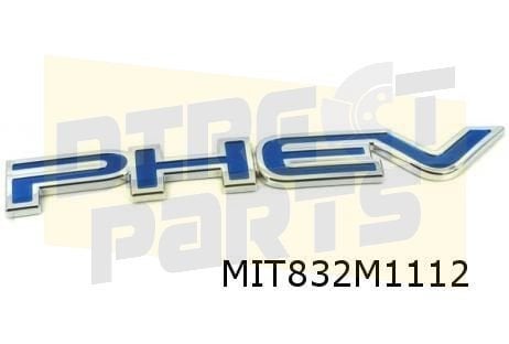 Mitsubishi Outlander achterklep embleem tekst ''PHEV'' Origi, -, Verzenden, -, Nieuw
