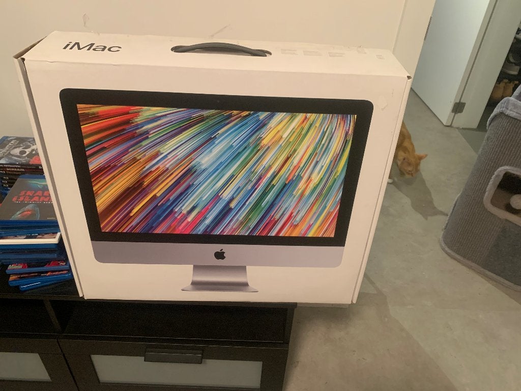 Imac 21,5inch 4k, Ophalen, 256 GB, IMac, Zo goed als nieuw