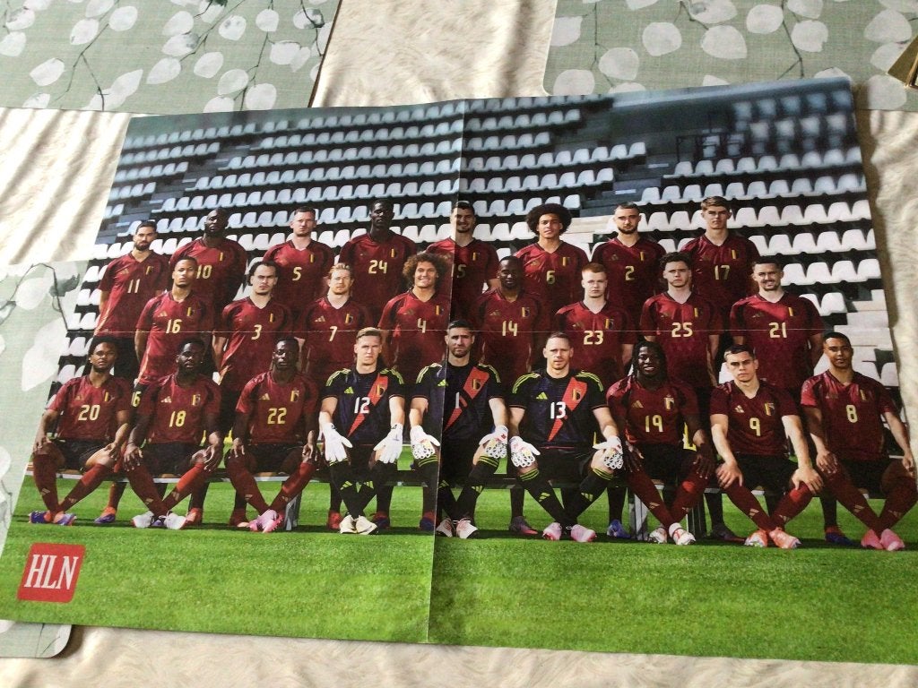2024 Europees kampioenschap Rode Duivels Duitsland poster, Verzamelen, Ophalen of Verzenden, Zo goed als nieuw