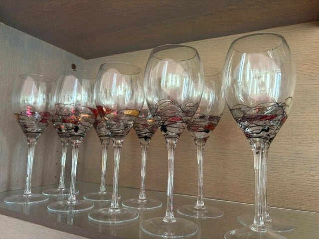 verre en cristal, Collections, Enlèvement, Comme neuf, Cristal, Verre ou Verres