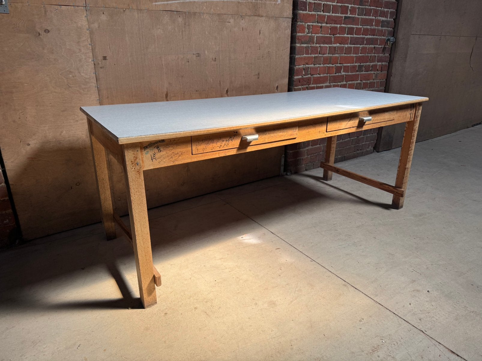3 pièces des mêmes vieilles tables d'école, Enlèvement ou Envoi