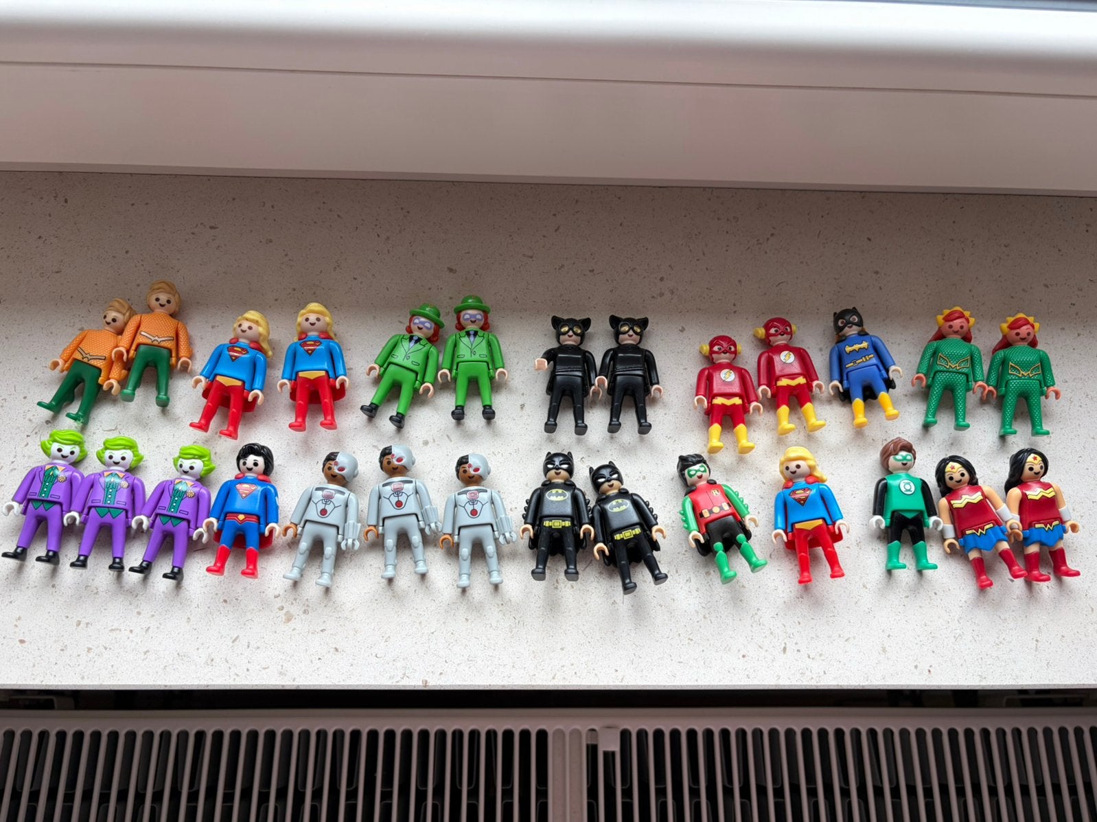 Playmobil superhelden poppetjes, Kinderen en Baby's, Ophalen of Verzenden, Zo goed als nieuw, Losse onderdelen, Figuren