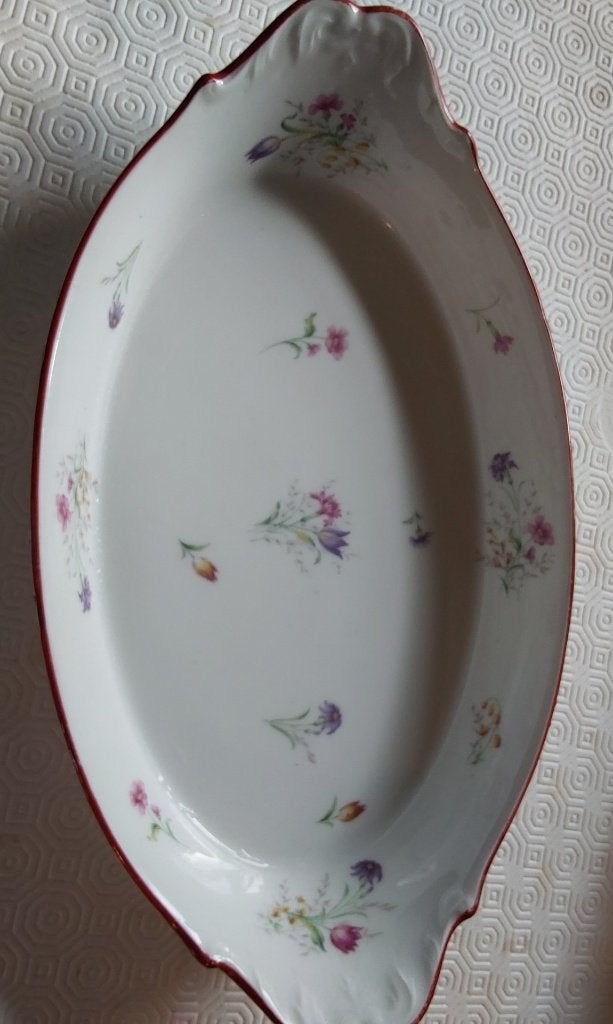 plat faience allant au four, Maison & Meubles, Vintage, Comme neuf, Céramique, Enlèvement
