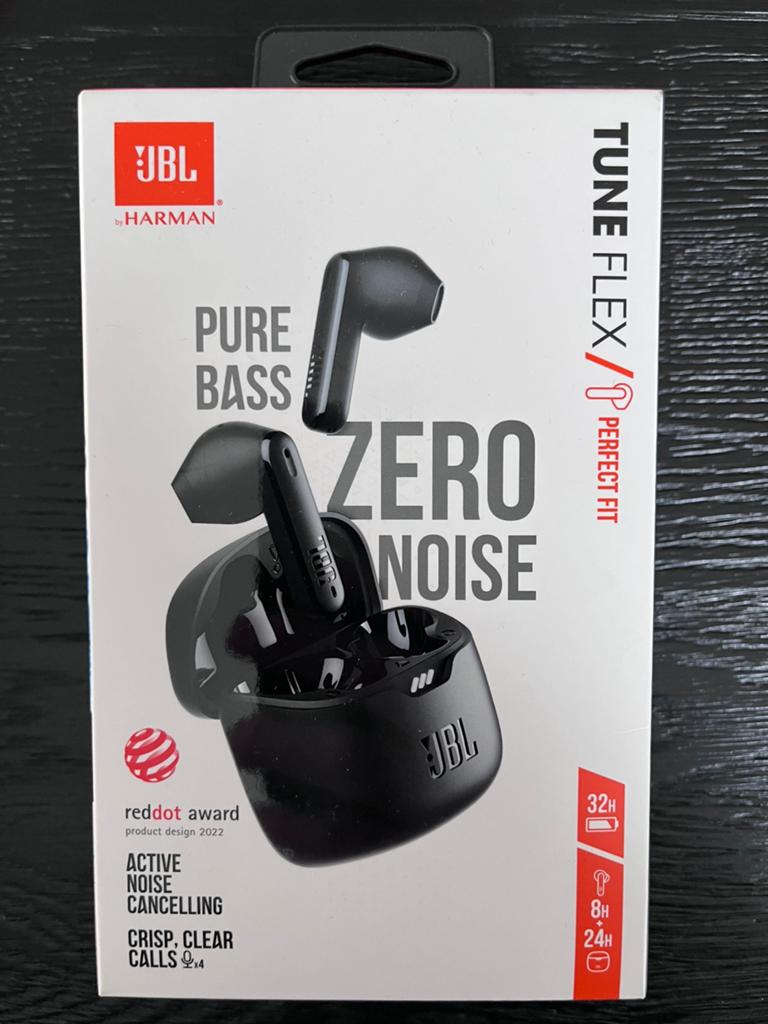JBL Tune Flex (zwart), Telecommunicatie, Mobiele telefoons | Oordopjes, Ophalen of Verzenden, Zo goed als nieuw, Zwart, JBL