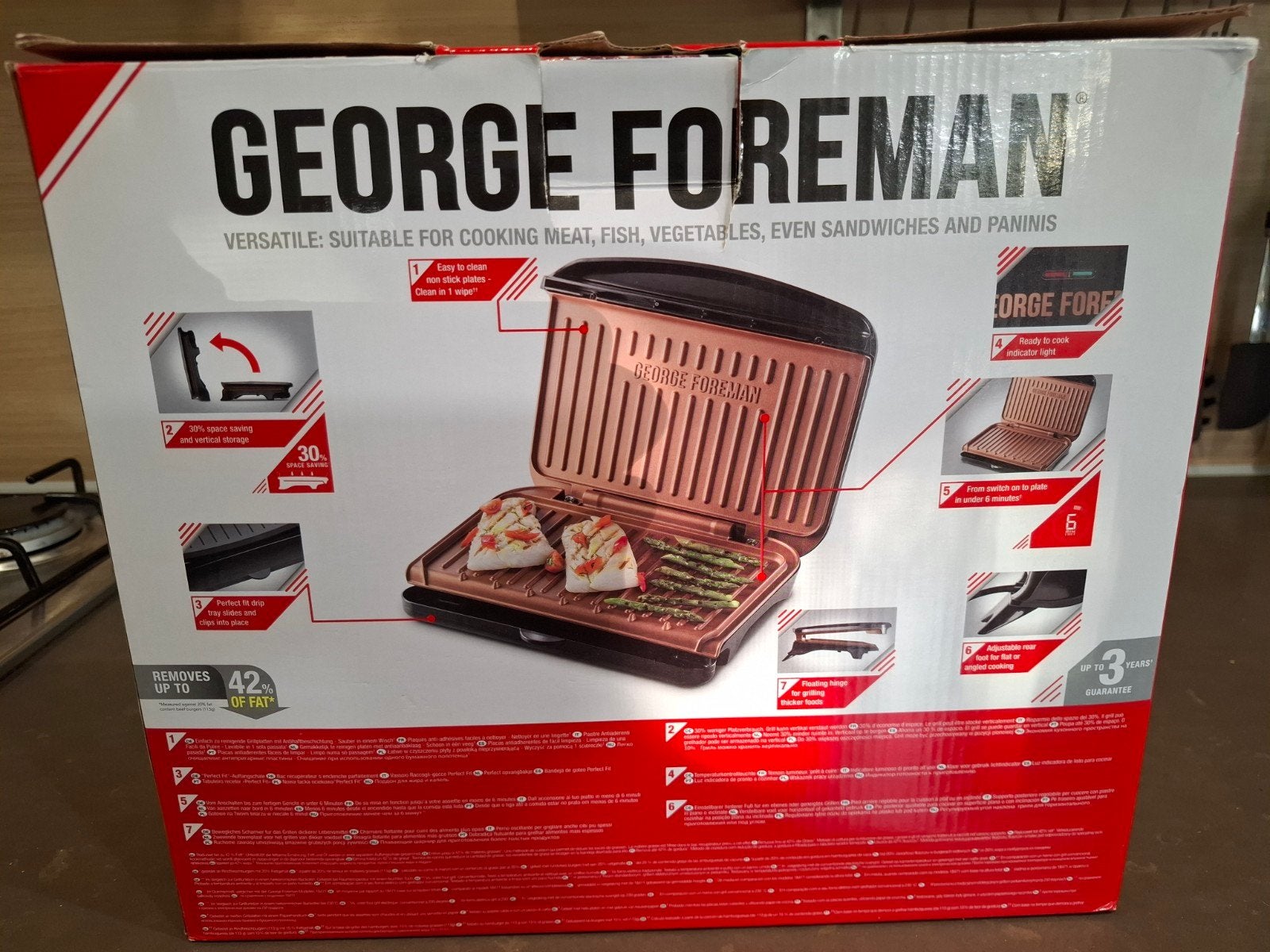 George Foreman 25811-56, Elektronische apparatuur, Ophalen, Zo goed als nieuw