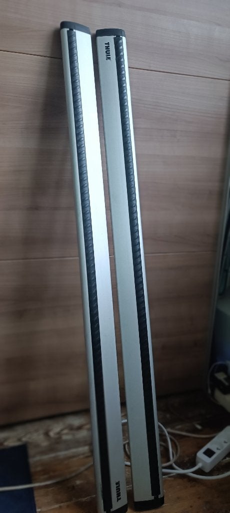 Originele Aluminium Thule WingBar Dwarsbalken - 122 cm), Ophalen, Gebruikt