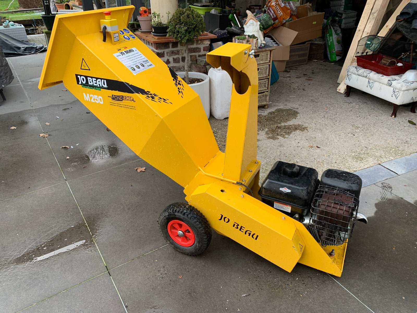 Jo beau m250 hakselaar, Tuin en Terras, Ophalen, Zo goed als nieuw, Benzine
