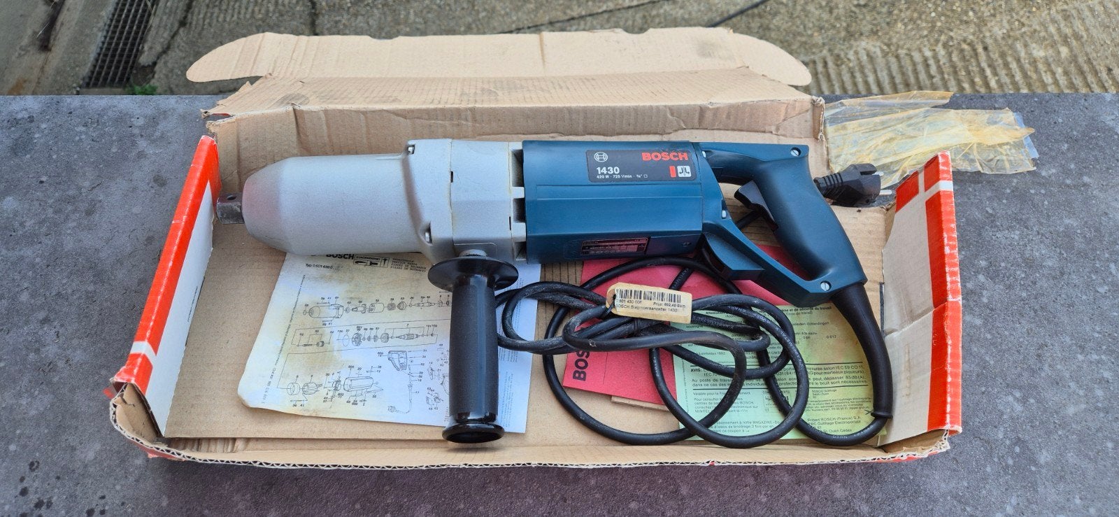 BOSCH Boulonneuse, slagschroevendraaier op 220V Te Koop, Doe-het-zelf en Bouw, Gereedschap | Boormachines, Ophalen, Variabele snelheid
