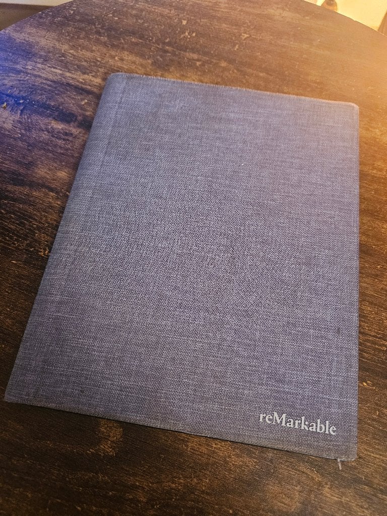 ReMarkable 2 + Marker Plus + Book Folio — Zeer goede staat, Ophalen of Verzenden, Zo goed als nieuw, Draadloos, ReMarkable