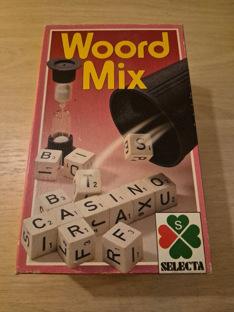 Word Mix-game, een compleet letterspel, Hobby en Vrije tijd, Ophalen of Verzenden, Zo goed als nieuw