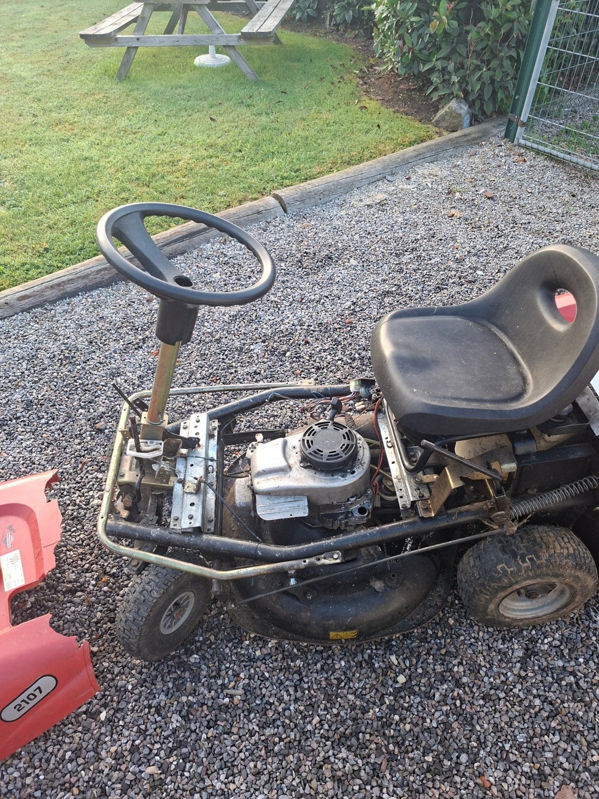 Tracteur tondeuse massey ferguson pour pieces, Enlèvement