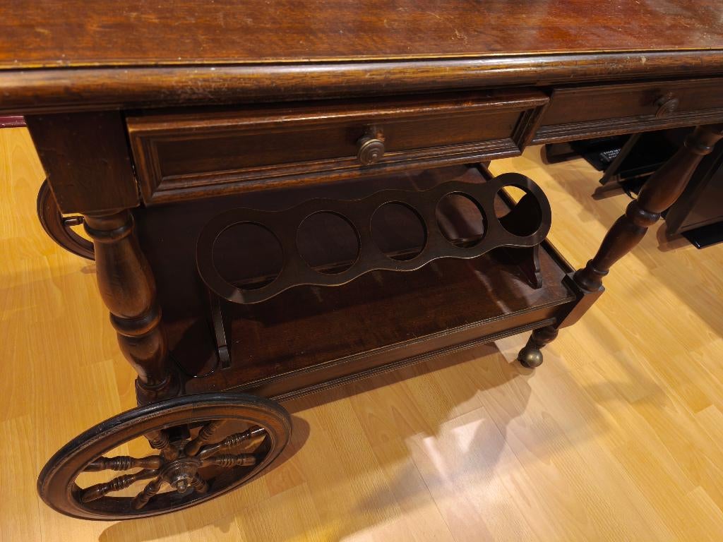 Antieke serveerwagen 100 euro, Ophalen
