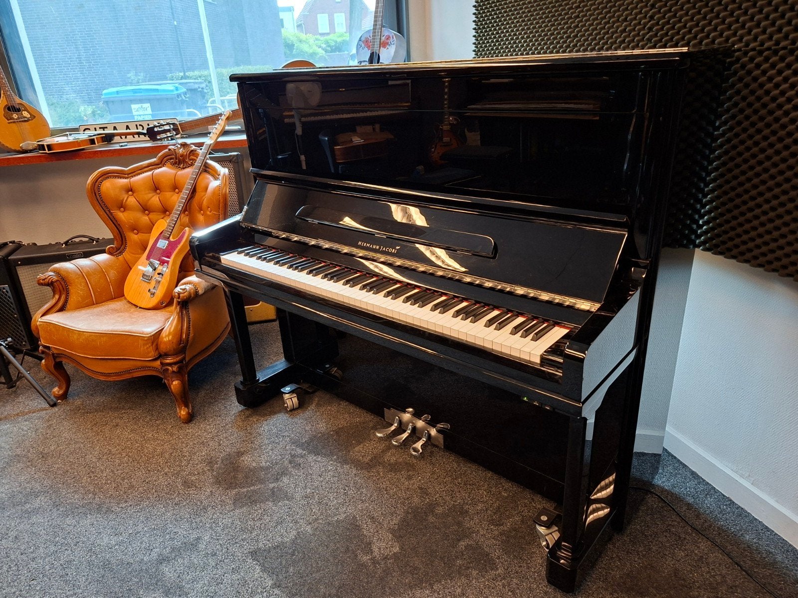 Hermann Jacobi piano, Muziek en Instrumenten, Piano's, Ophalen, Piano