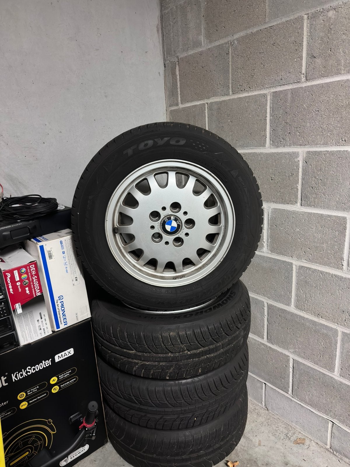 Bmw e36 winterbanden, Auto-onderdelen, Ophalen, Gebruikt, 15 inch, Winterbanden