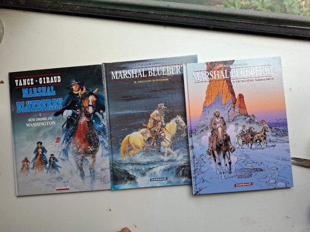 MARSHAL BLUEBERRY TOMES 1 à 3 SERIE COMPLETE EO/REED, Livres, BD, Série complète ou Série, Enlèvement ou Envoi, Comme neuf