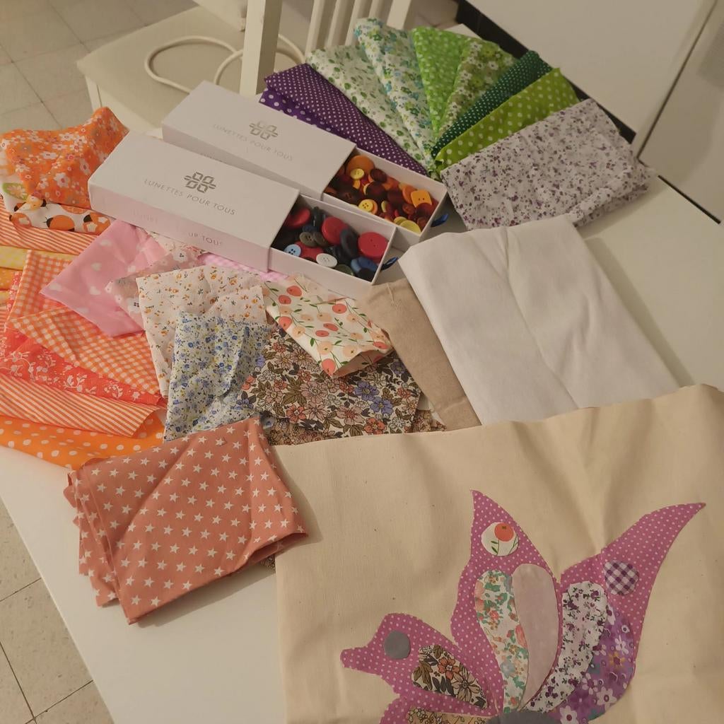 Lot de tissu, Enlèvement