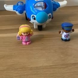vliegtuig little people - Fisher Price, Kinderen en Baby's, Ophalen, Gebruikt