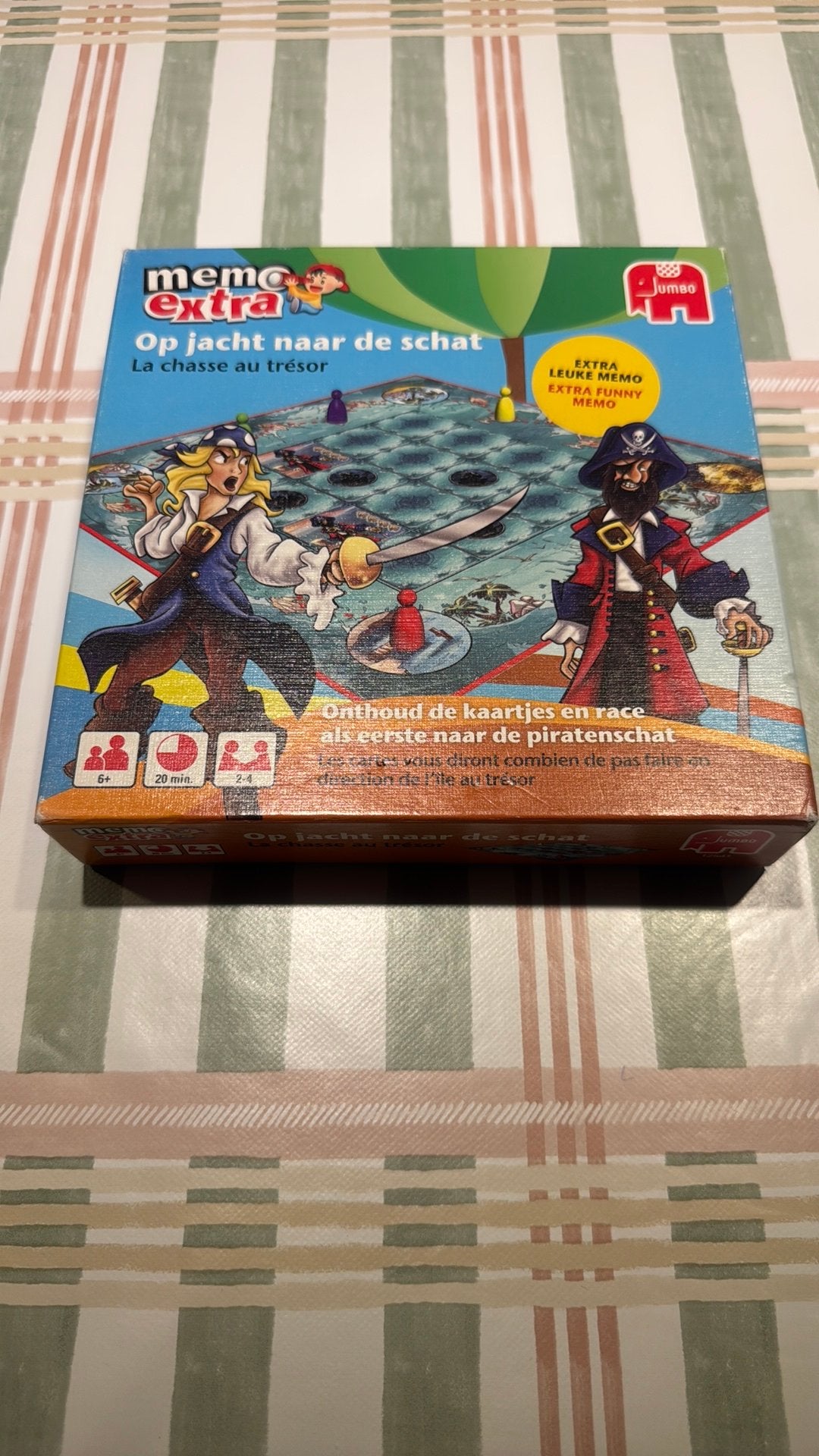 Spel, op jacht naar de schat van jumbo, Hobby en Vrije tijd, Drie of vier spelers, Ophalen of Verzenden, Zo goed als nieuw