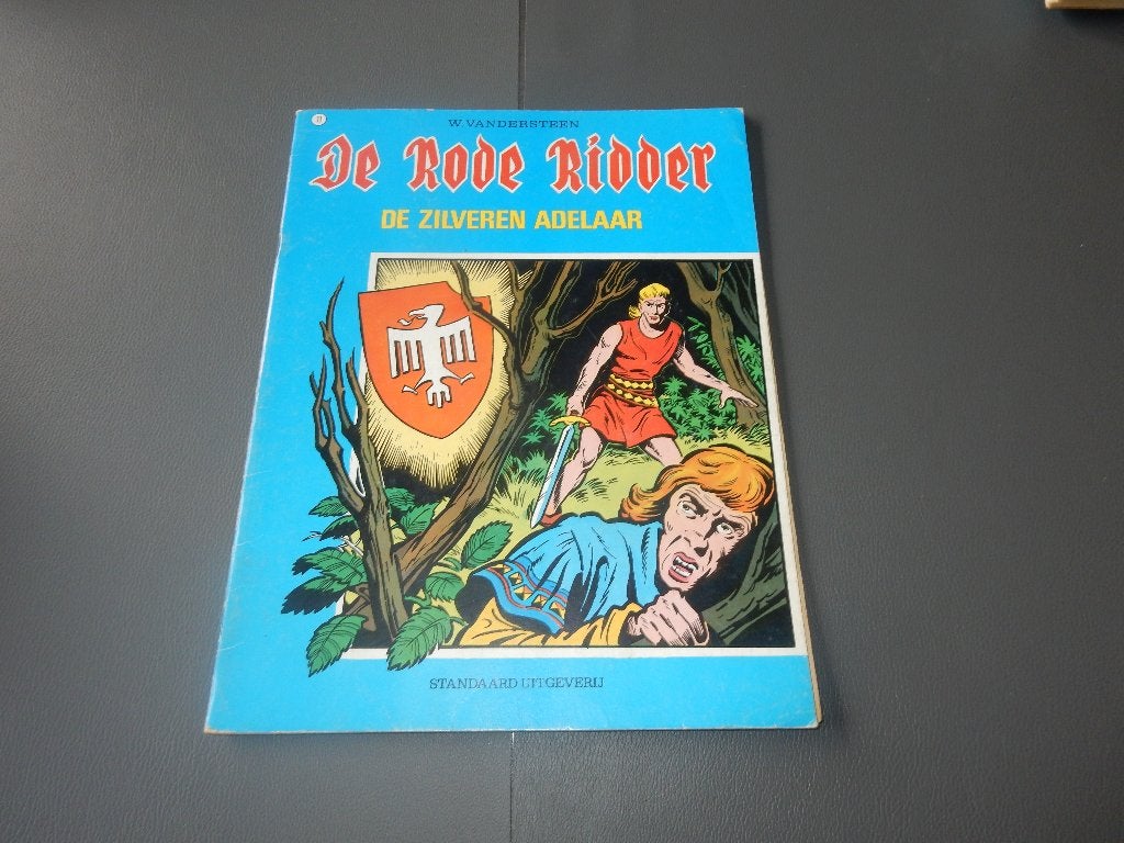 nr.221 - De rode ridder: de zilveren adelaar (nr 11), Eén stripboek, Ophalen of Verzenden, Gelezen
