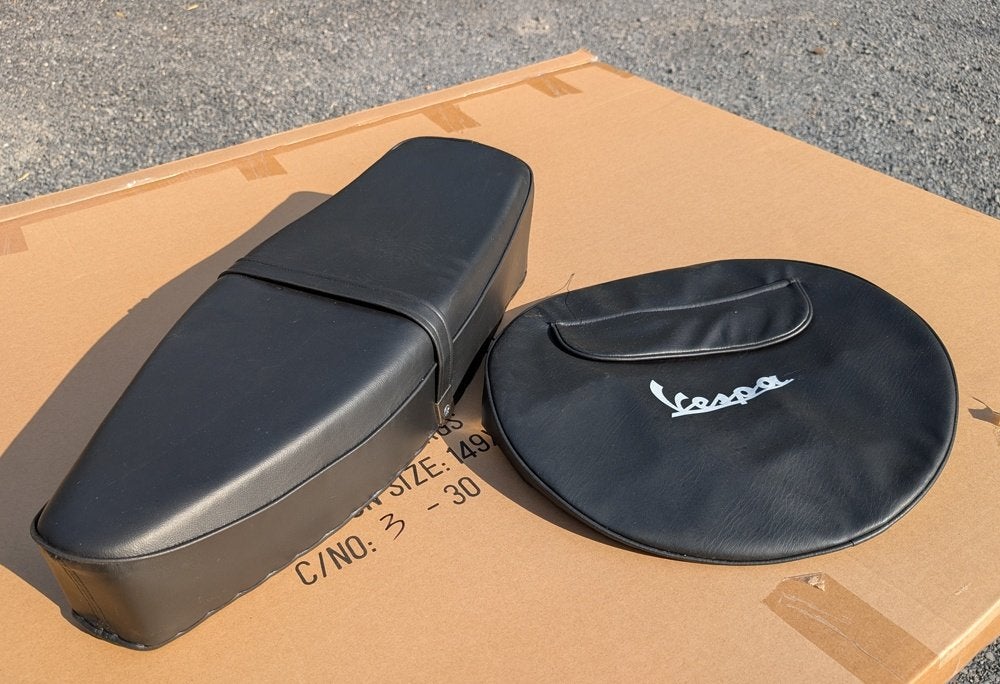 Selle Vespa et couvre-roue, Enlèvement, Neuf, Selle, Vespa
