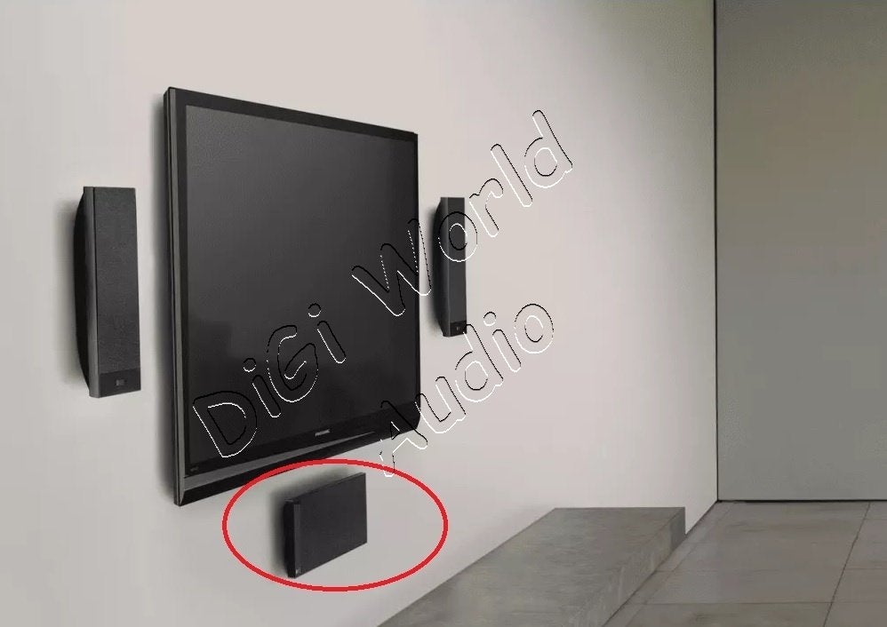 Haut-parleur central ultra fin KEF T101C, Haut-parleur central, Enlèvement ou Envoi, 60 à 120 watts, Comme neuf