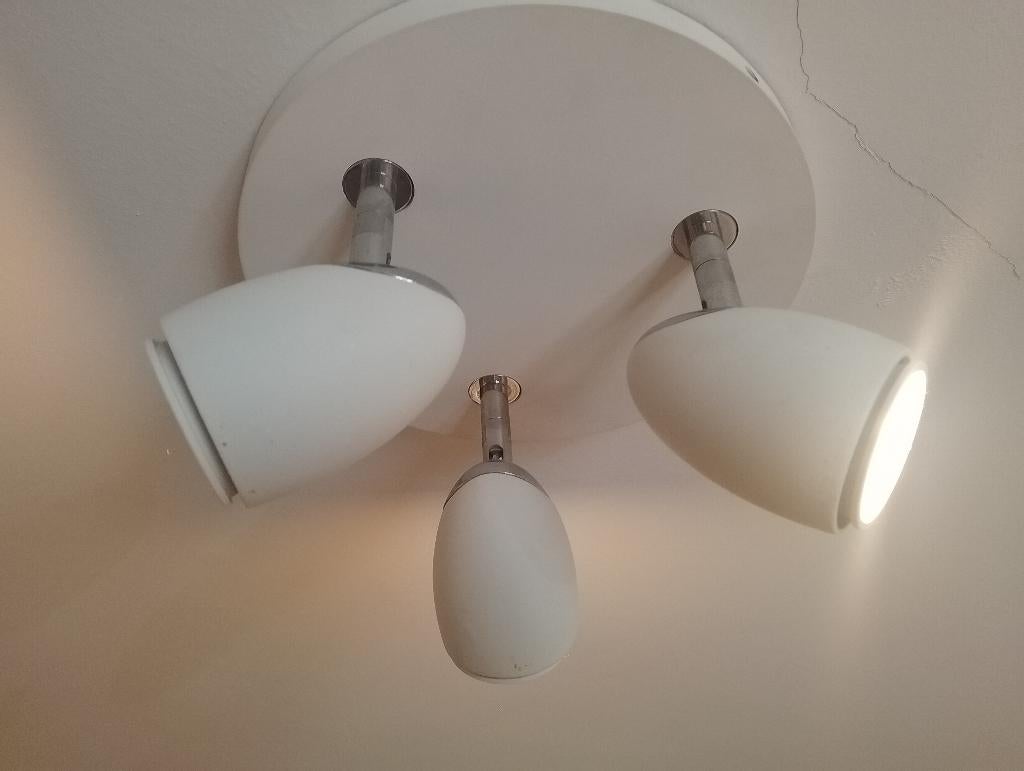Witte opbouwspot, Huis en Inrichting, Ophalen, Zo goed als nieuw, Plafondspot of Wandspot