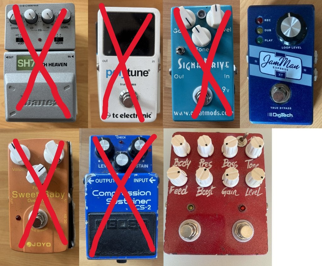 Plusieurs effets, looper, switcher, pedalboard, patchs, Ophalen of Verzenden, Gebruikt, Distortion, Overdrive of Fuzz