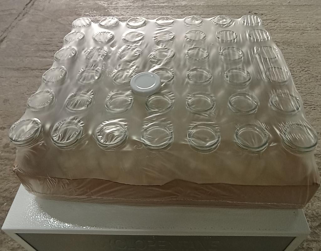 Flacons en verre avec bouchons - 200 ml - NEUFS, Enlèvement, Neuf, Verre, Autres types