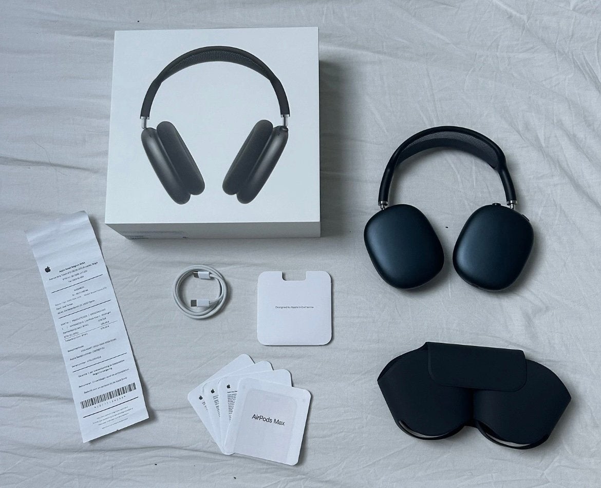 Apple AirPods Max (USB-C) – Zwart / Midnight –, Réduction de bruit, Apple, Envoi, Noir