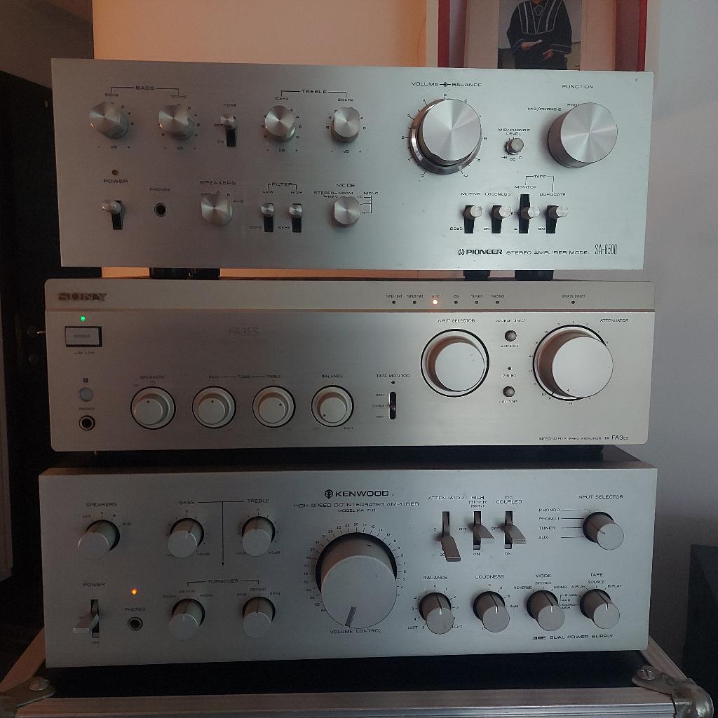 Pioneer Sony  Kenwood versterkers, Audio, Tv en Foto, Versterkers en Ontvangers, Ophalen, Gebruikt, Stereo, Pioneer
