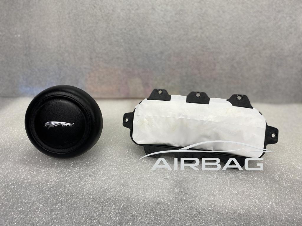 Jaguar XF II (X260) 2015+ airbag set stuur airbag passagiers, Gebruikt, -, -, Ophalen of Verzenden