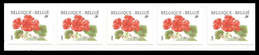 R104 Rolzegels Geranium met jaartal 2000, Verzenden, Frankeerzegel, Met plakker