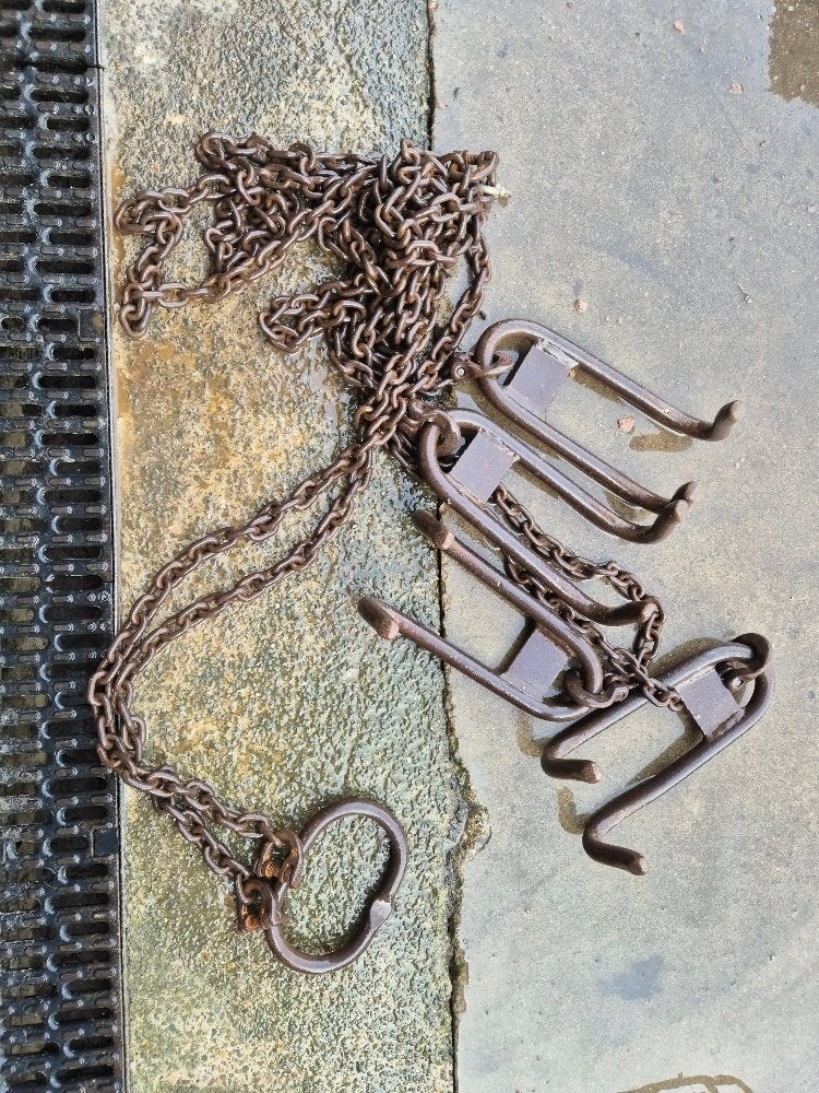 Ketting welfsels, Ophalen, Gebruikt