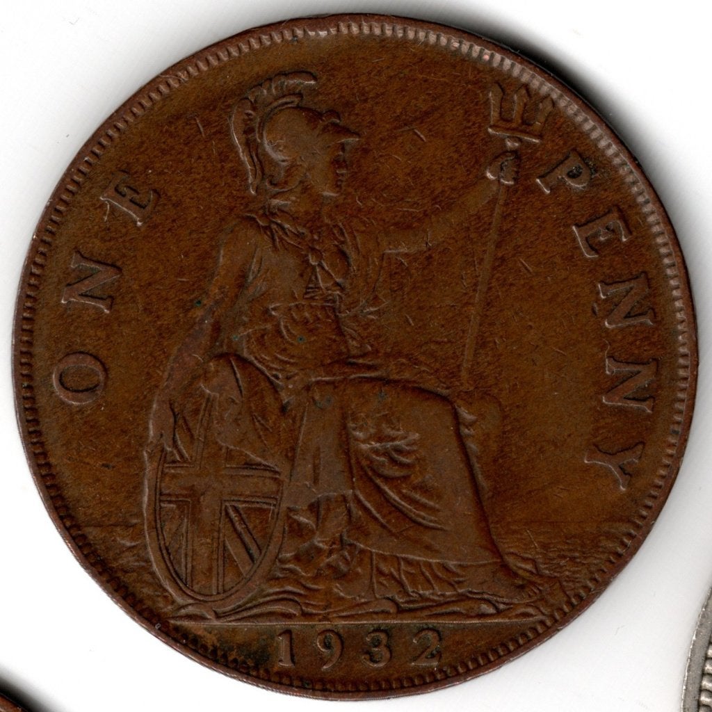 Verenigd Koninkrijk : 1 Penny 1932 KM#838 Ref 16777, Ophalen of Verzenden, Overige landen, Losse munt