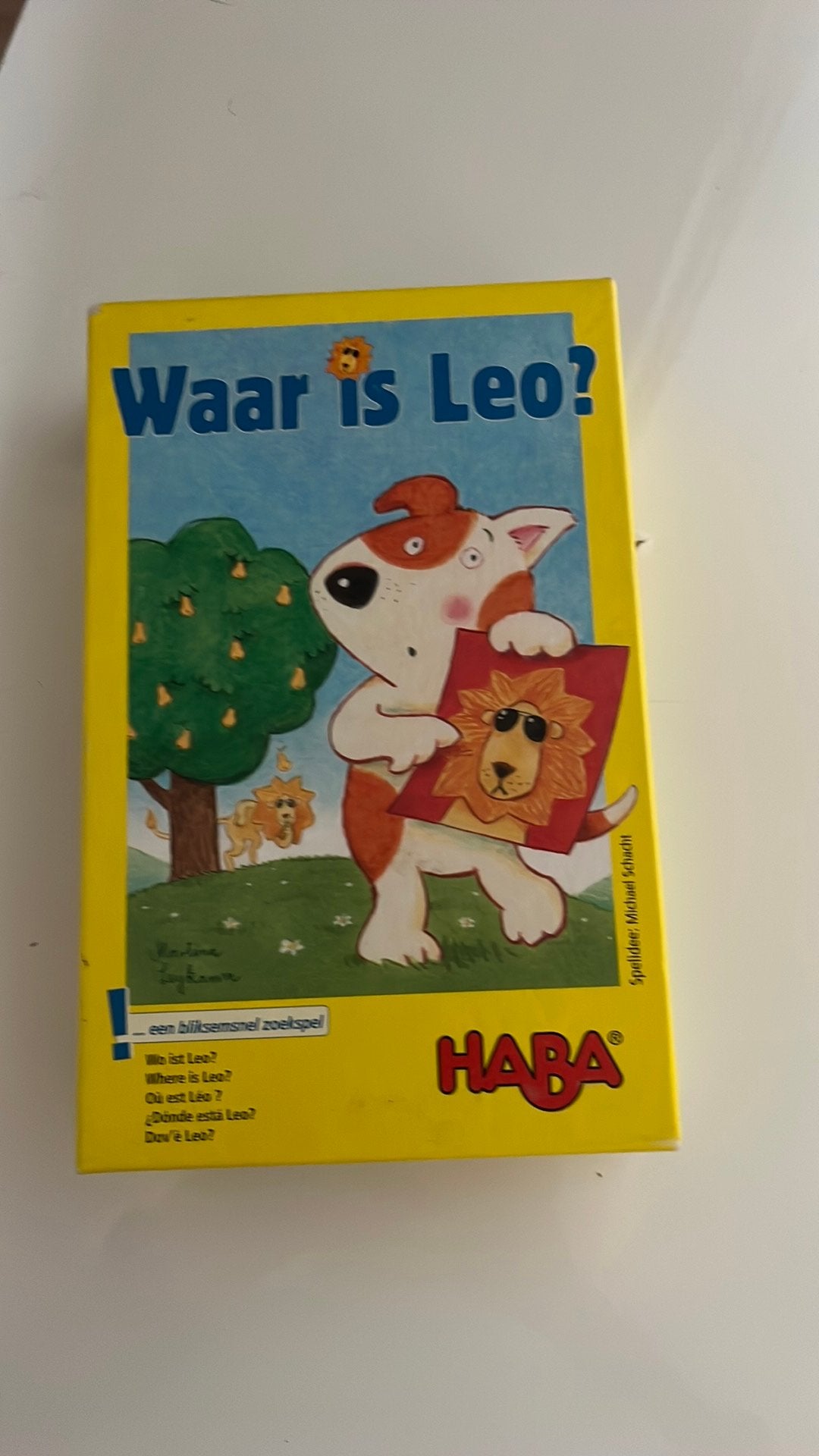 Où est Leo ? Jeu de société, Trois ou quatre joueurs, Enlèvement ou Envoi, Utilisé