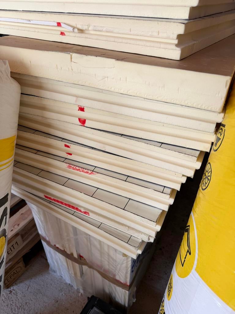 35 isolatieplaten Unilin, Doe-het-zelf en Bouw, Ophalen, Nieuw