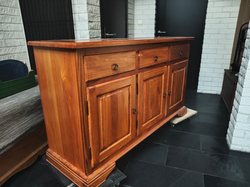 grenen kast, dressoir, Huis en Inrichting, Ophalen, Gebruikt, 150 tot 200 cm, Landelijk