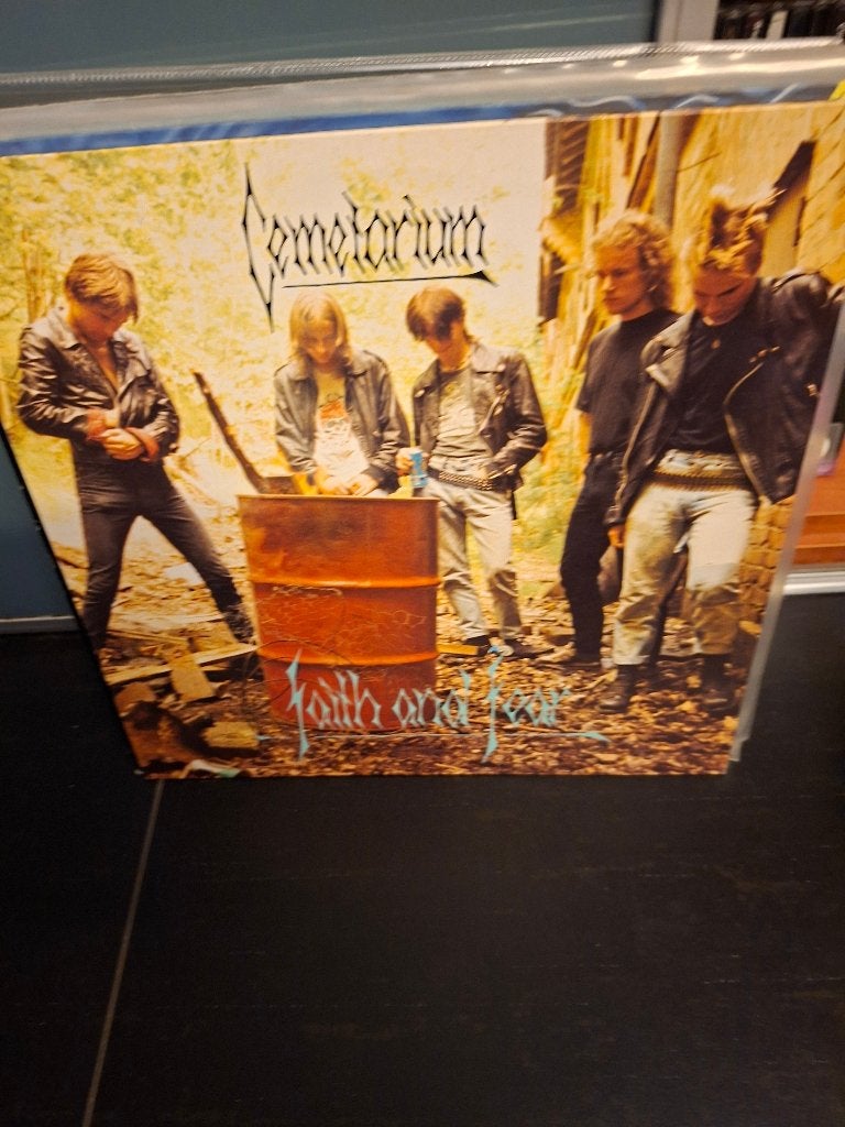 lp - cemetarium - faith and fear - bak 6, Enlèvement ou Envoi, Comme neuf, Hardcore, Pochette photo