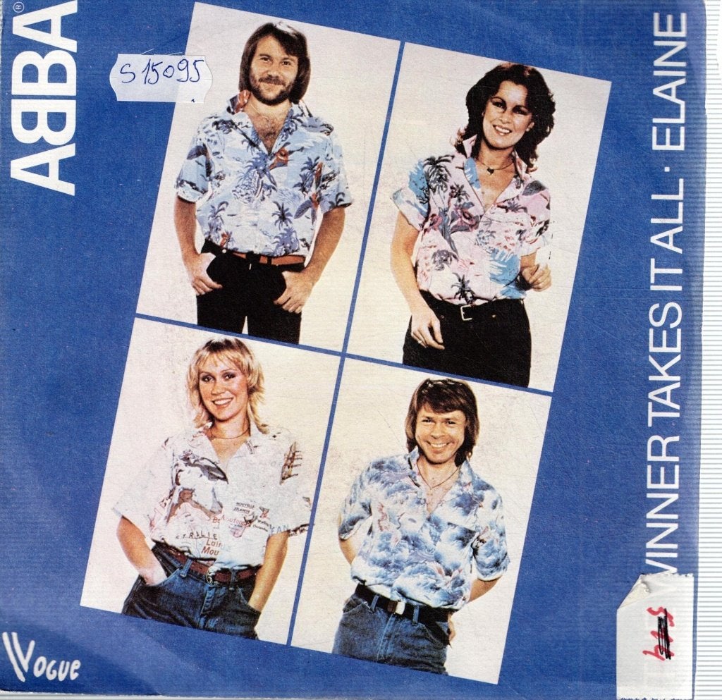 Vinyl, 7"   /  ABBA – The Winner Takes It All / Elaine, Enlèvement ou Envoi, 7 inch, Autres types