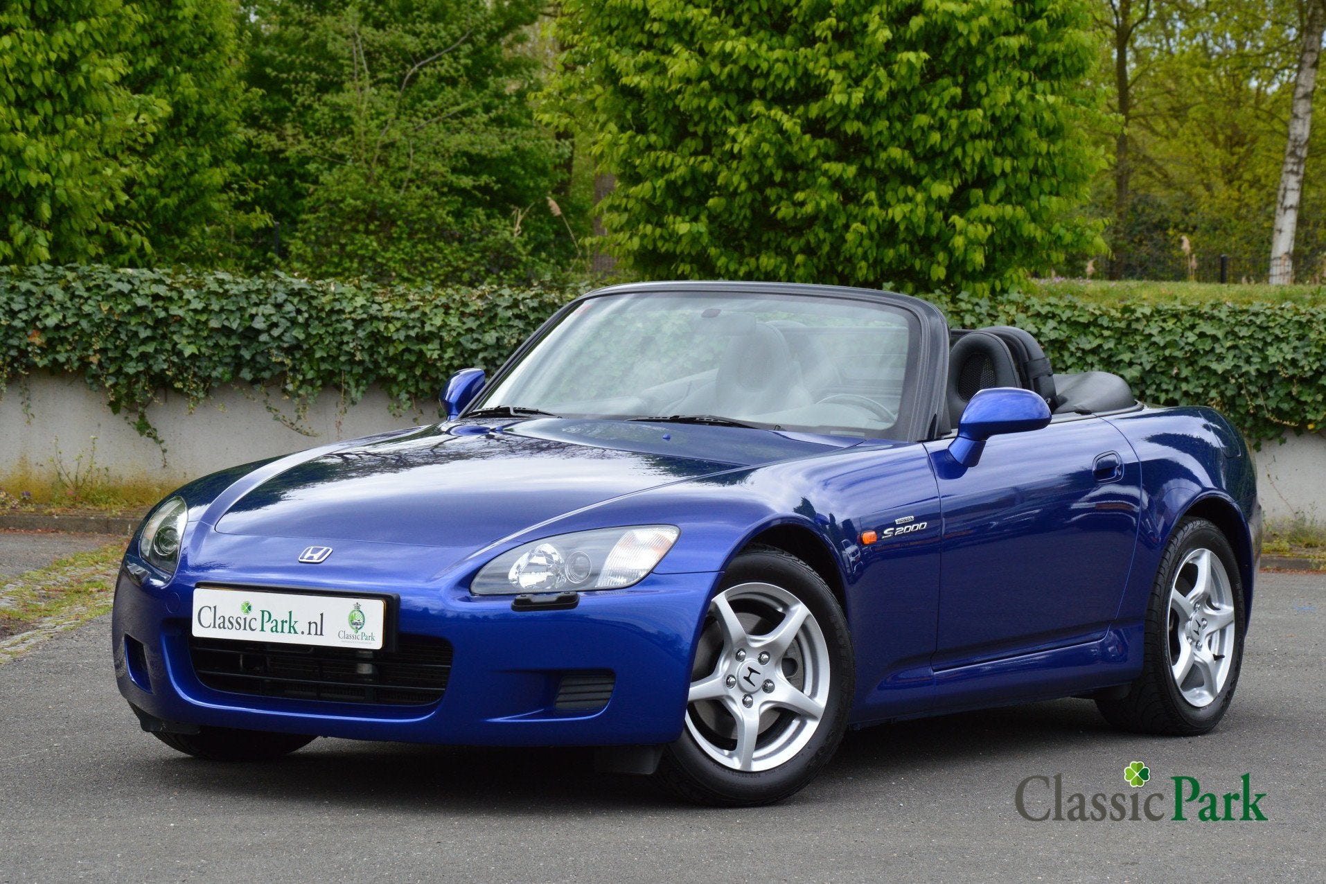 Honda S2000 (bj 2000), 241 pk, Zwart, Cabriolet, Blauw