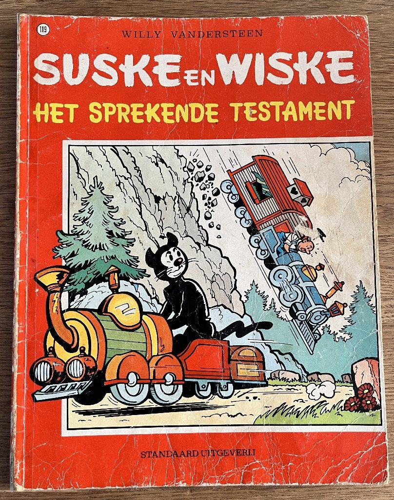 Suske en Wiske - Het sprekende testament -119(1979) Strip, Une BD, Enlèvement ou Envoi, Utilisé